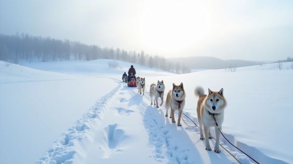 La meilleure période pour un safari en traîneau à chiens en Laponie