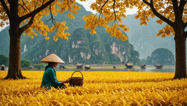 Voyagez au vietnam : circuits personnalisés avec parfum d'automne